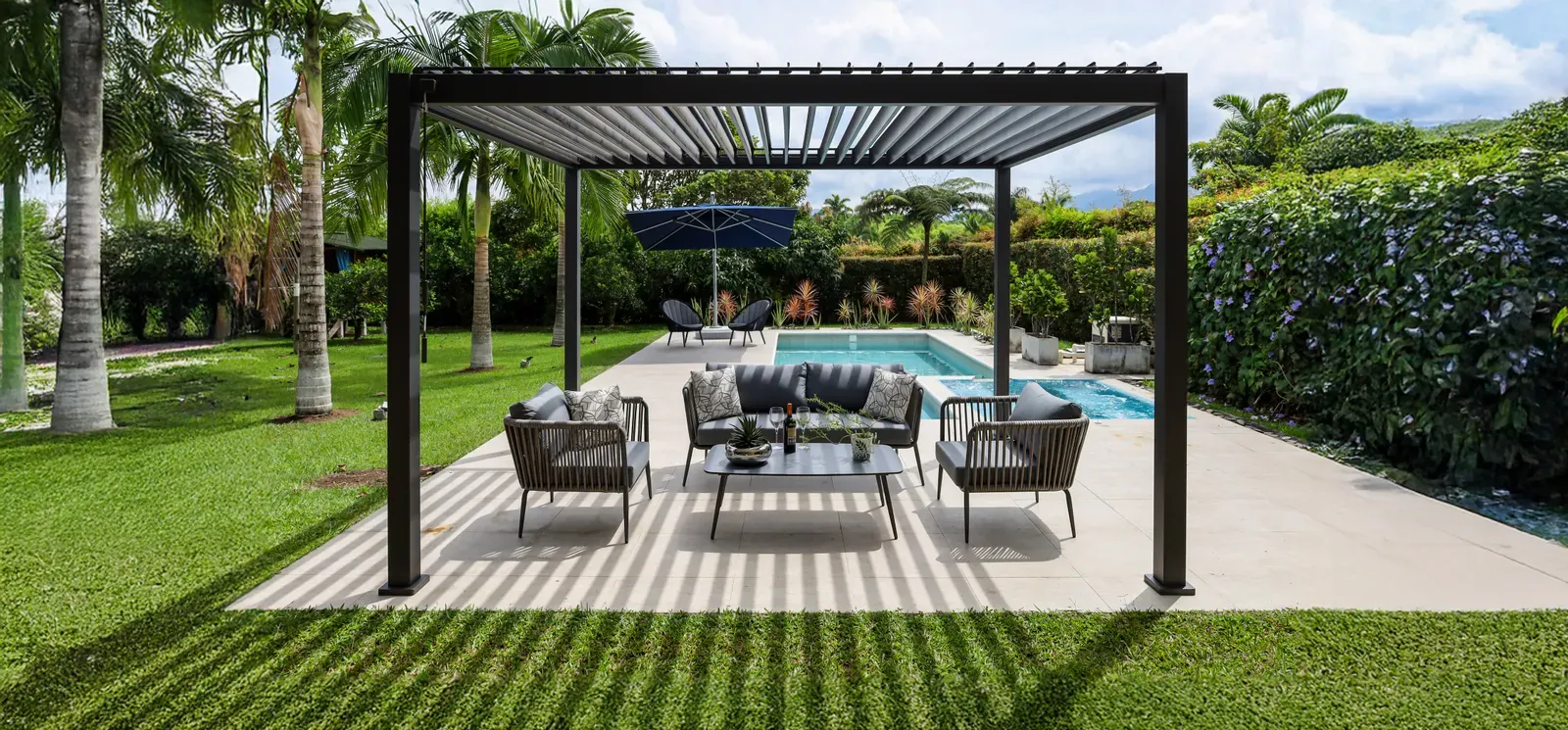 Pérgola Bioclimática — instalación 1