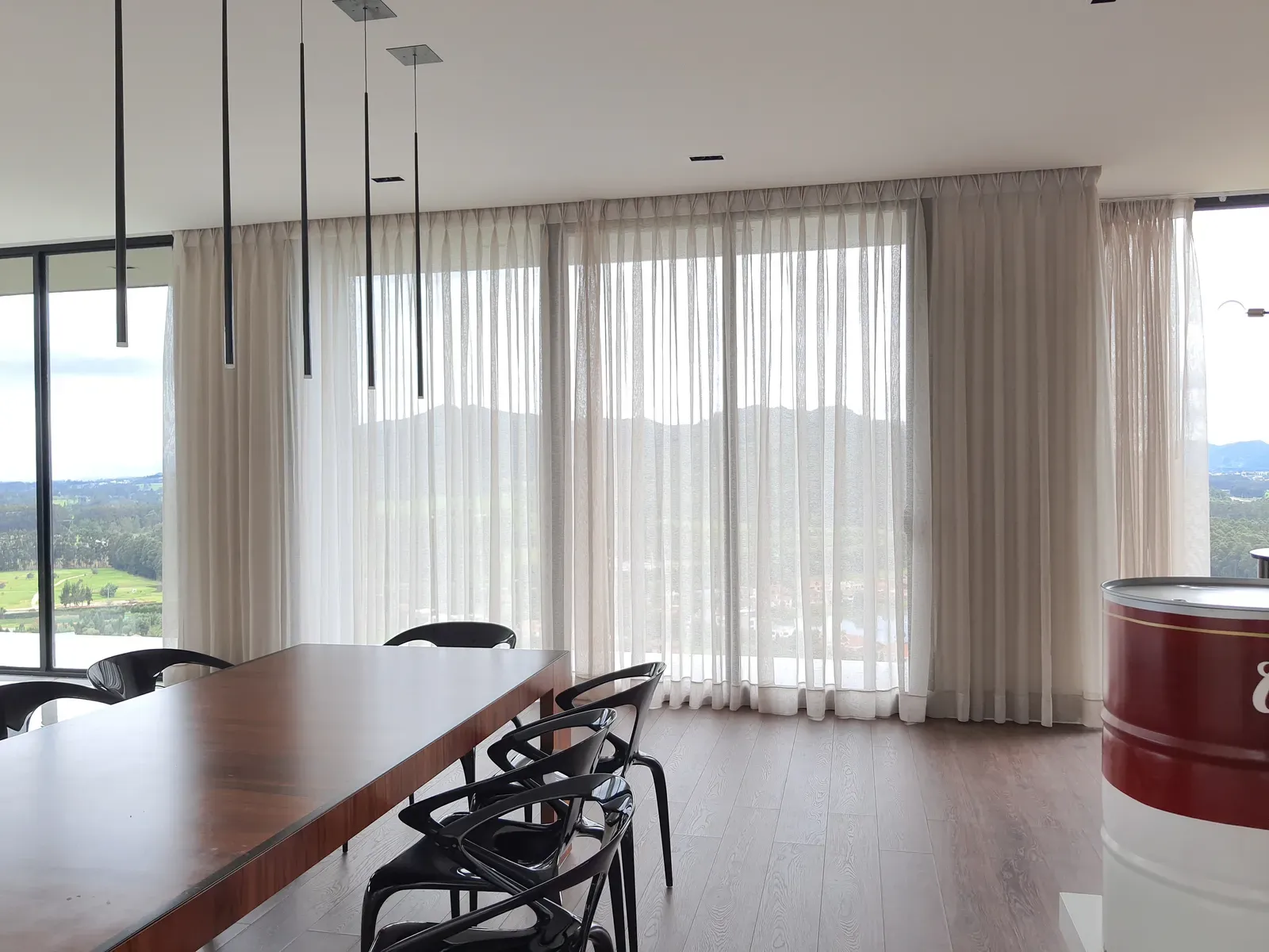 Cortina Moño Francés — instalación 7