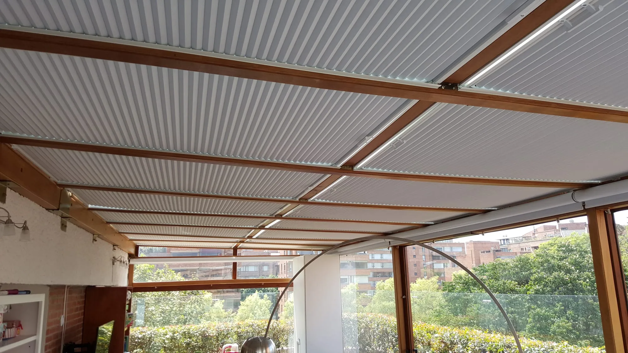 Cortina para claraboya